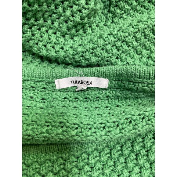 Tularosa 'Maisa' Green Cotton Crochet Mini Dress Size XS - Picture 4 of 5